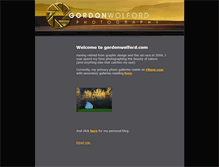 Tablet Screenshot of gordonwolford.com